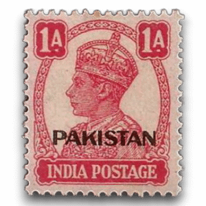 1947 PK4 King George VI Definitives Indian Stamps Overprinted