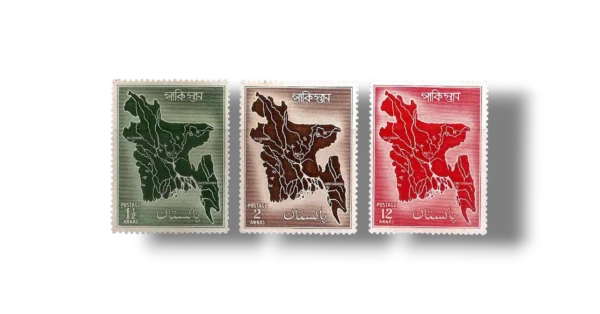 1956 PK86s Map of East Pakistan full set