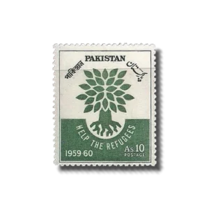 1960 PK113 World Refugee Year postage stamp