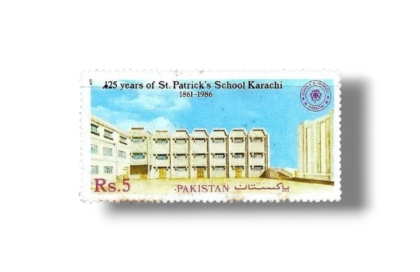 1987 PK706 125th Anniv of St. Patrick School Karachi