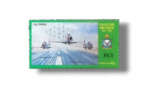 1987 PK718 Air Force Day Military Aircraft North American F-86 Sabre