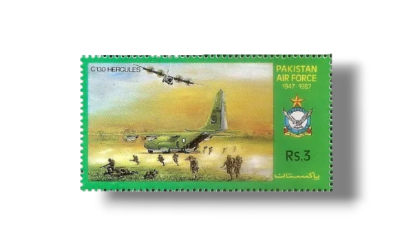 1987 PK720 Air Force Day Military Aircraft Lockheed C-130 Hercules