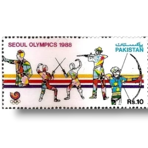 1988 PK749 Summer Olympic Games 1988 Seoul Shooting fencing and archery