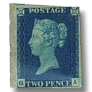 Queen Victoria - Official - Inland Revenue Queen Victoria - Two Penny Blue
