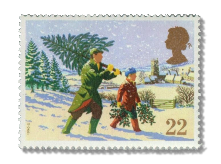 1990 GB1527 Fetching the Christmas Tree