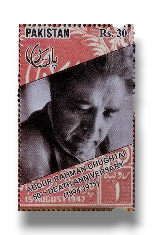 Abdur Rahman Chugtai, Artist